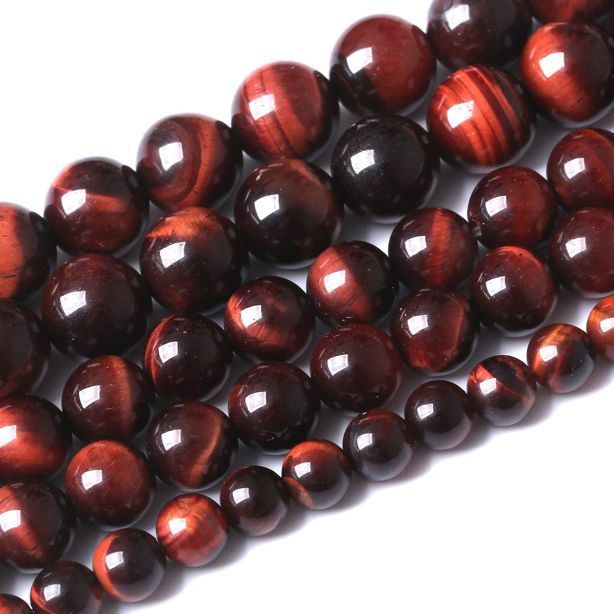 32PCS 12MM AAA Red Tiger Eye Stone Beads Natural Gemstone Bead Crystal Healing Energy Jewelry Making DIY 15 inches