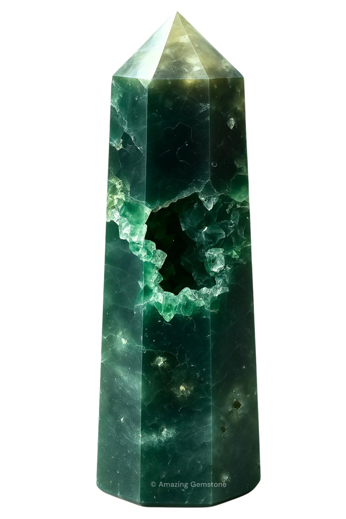 Amazing Gemstone Ocean Jasper Crystal Towers ~ Natural Healing Crystal Point Obelisk for Reiki Healing and Crystal Grid (3" to 4" INCH)