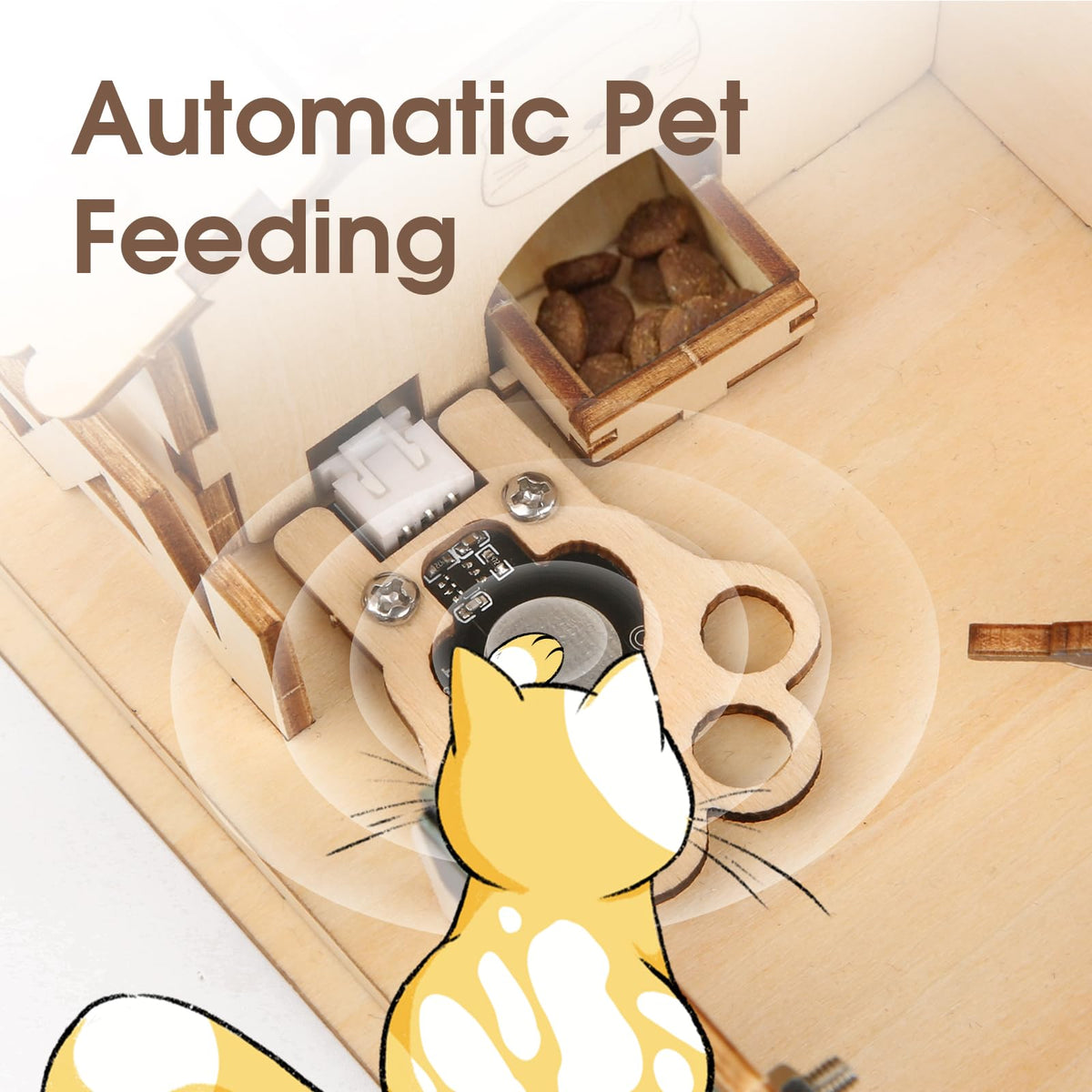 STEM Kit for Kids Age 12+, ACEBOTT ESP32 Smart Farm STEM Kit Compatible with Arduino & Scratch, Build IoT Greenhouse, Automatic Watering & Pet Feeder, DIY Coding Project Gift for Teens & Adults