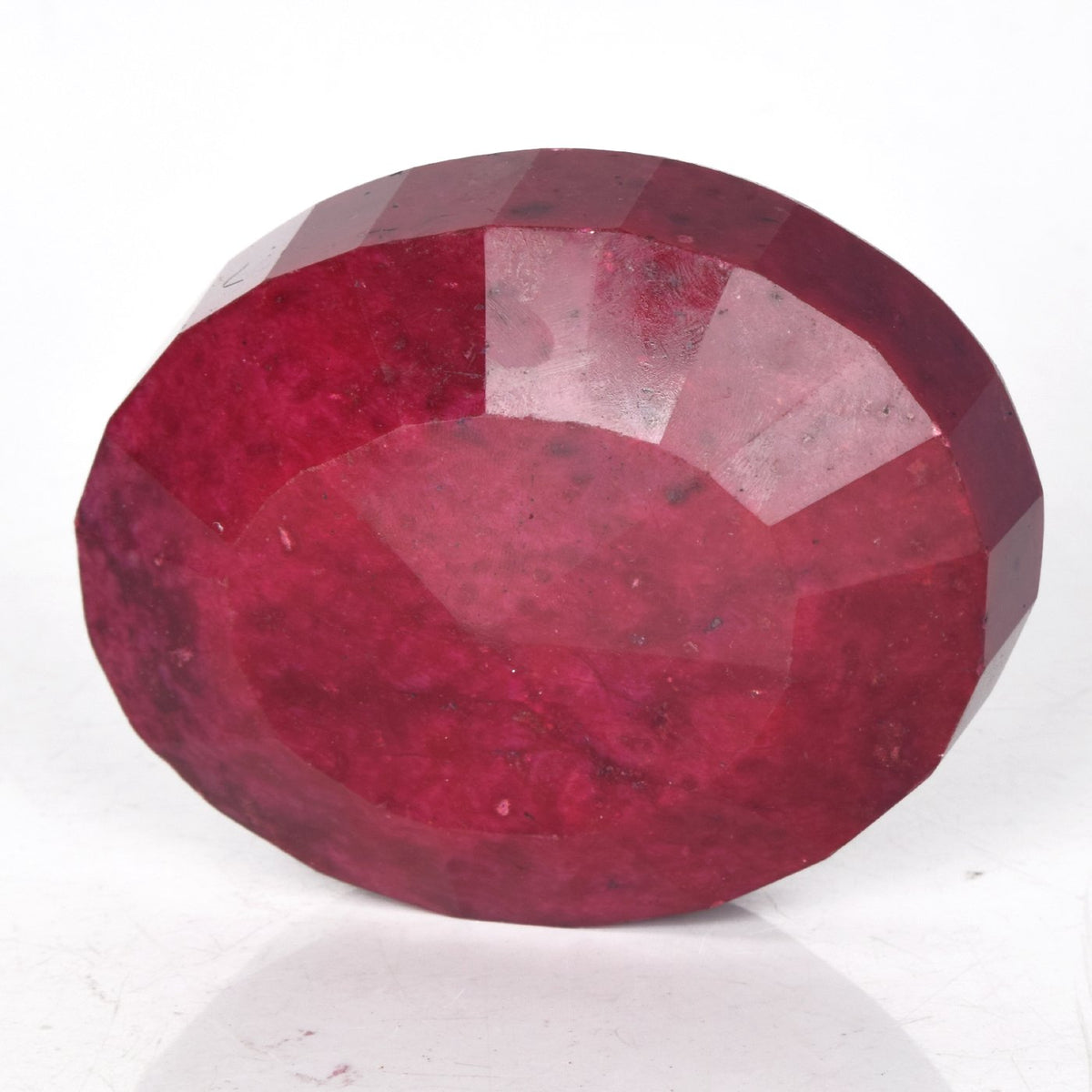 GEMHUB Approximately 2800 Ct. Natural Blood Red Ruby Oval Shape Faceted Cut Loose Gemstone Huge Ruby Loose Gemstone Beautiful Oval Shape B-4521