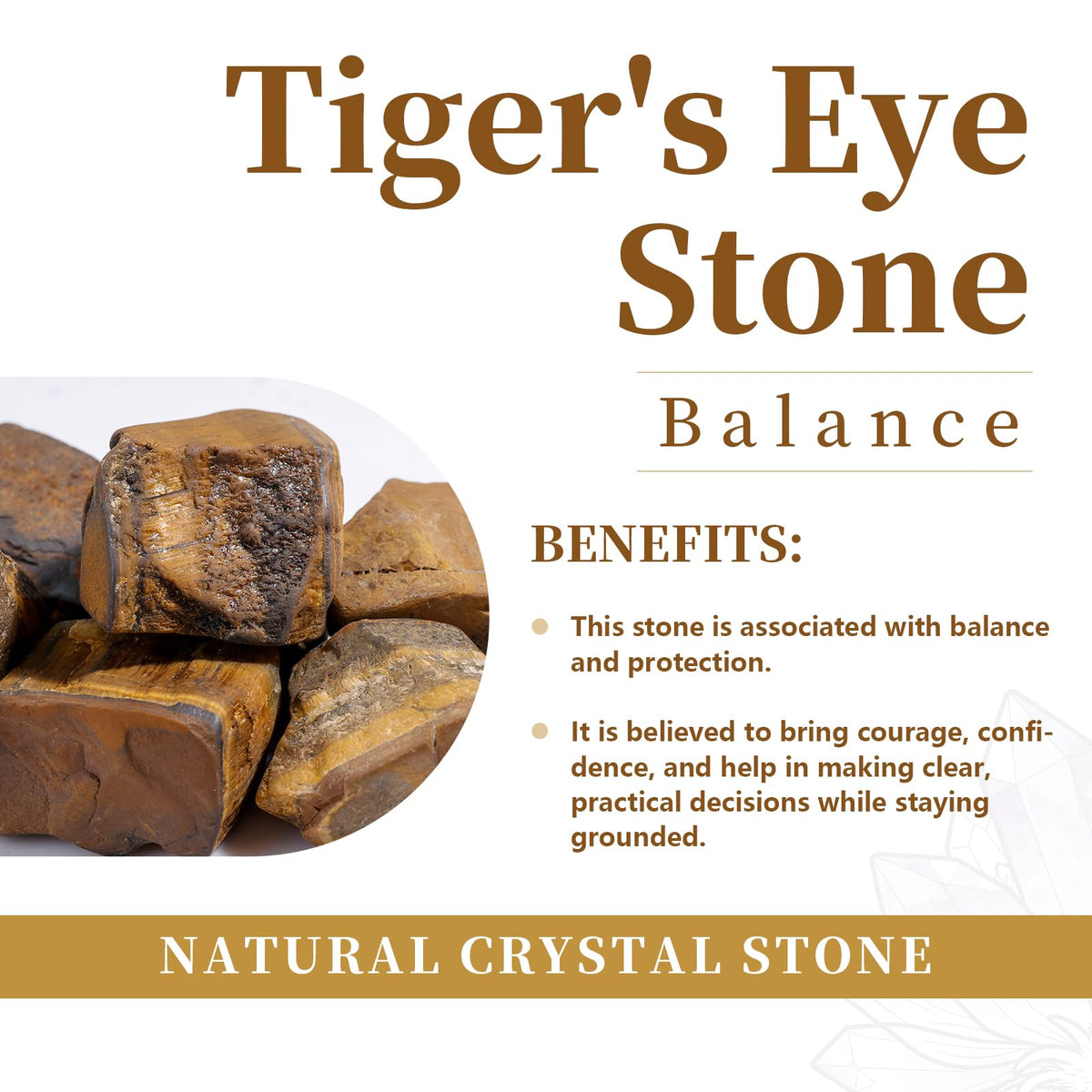 rockcloud 1 lb Natural Crystals Raw Rough Stones for Cabbing,Tumbling,Cutting,Lapidary,Polishing,Reiki Crytsal Healing,Tiger's Eye Stone