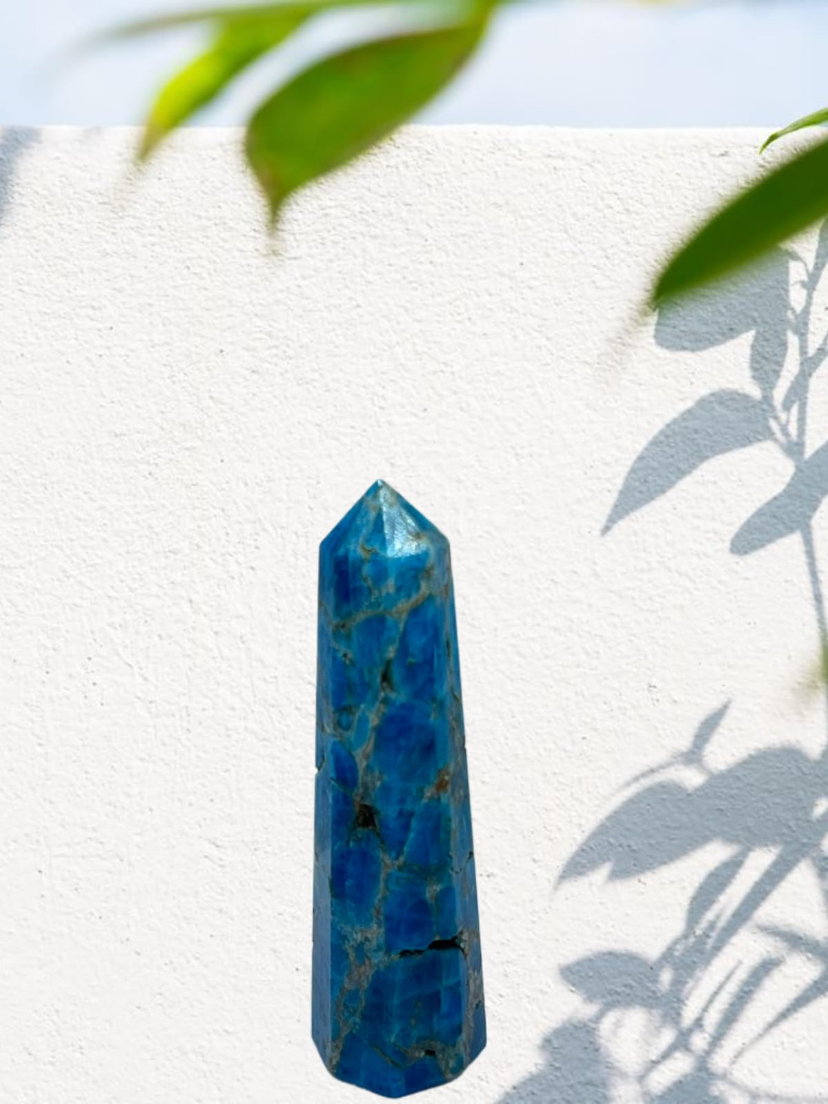 3 Inch Gemstones Apatite Obelisk Tower Jumbo Facet Aura Rock Crystal Natural Polished Earth Wand Spirit