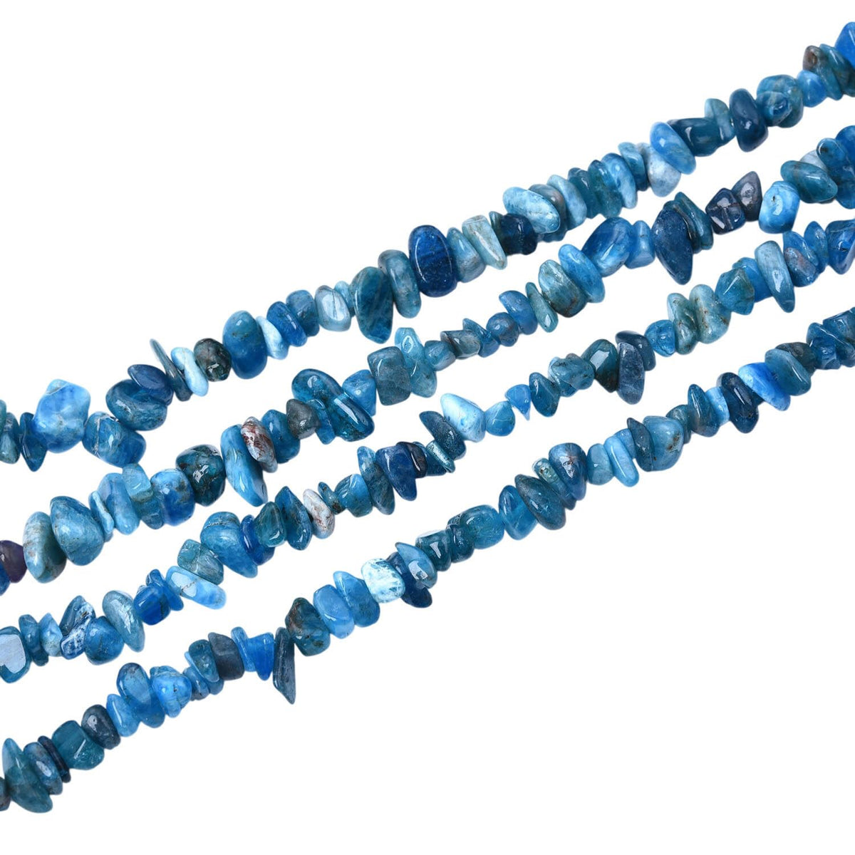 Natural Chip Stone Beads 450pcs Blue Apatite Chips 5-8mm Genuine Real Irregular Healing Crystal Rocks Hole Drilled DIY Loose Gemstone Beads for Jewelry Making Bracelet Earrings Necklace Crafting