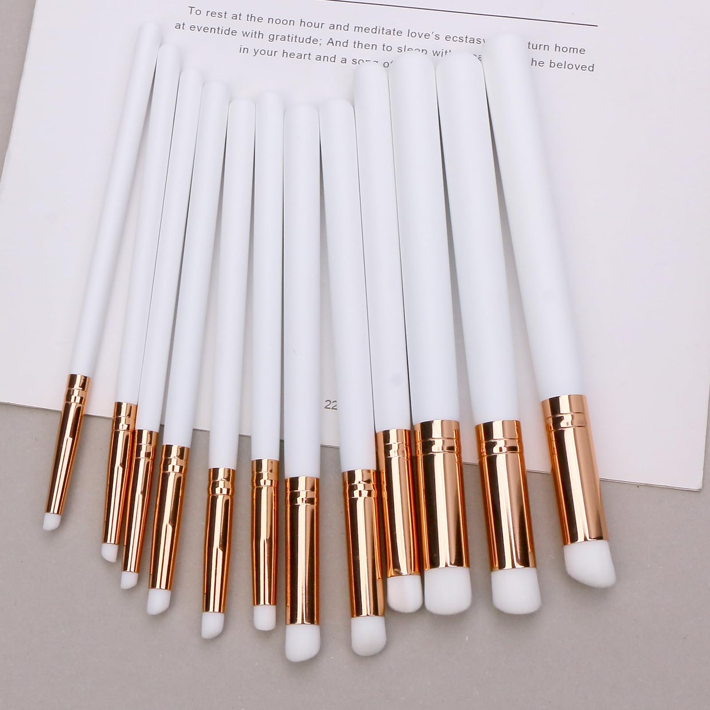 UNIMEIX Mini Blending Brushes for Card Making, Dry Miniature Painting Set Background Blender Paint Brushes Small Detailed Paint Brushes (12 Pack)