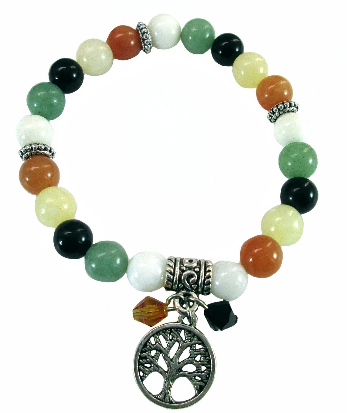 Good Karma Gemstone Charm Bracelet