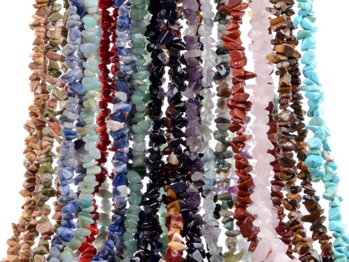 Natural Chip Stone Beads Red Coral 5-8mm About 400 Pieces Irregular Gemstones Healing Crystal Loose Rocks Bead Hole Drilled DIY for Bracelet Jewelry Making Crafting (5-8mm, Red Coral)