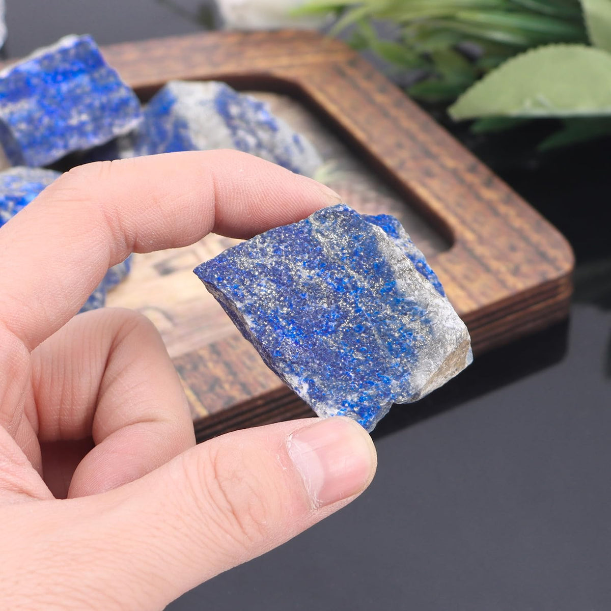 1Lb Lapis Lazuli Raw Crystal Stone Natural Rough Stones Bulk for Cabbing, Tumbling, Cutting, Lapidary, Polishing, Reiki Crytsal Healing