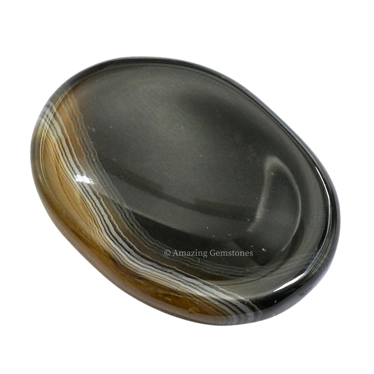 Amazing Gemstone Black Onyx Worry Stone Crystals and Healing Stones - Worry Stones for Stress Relief Gifts - Piedra Crystal Fidget for Meditation - Unique Stocking Stuffers and Birthday Gifts