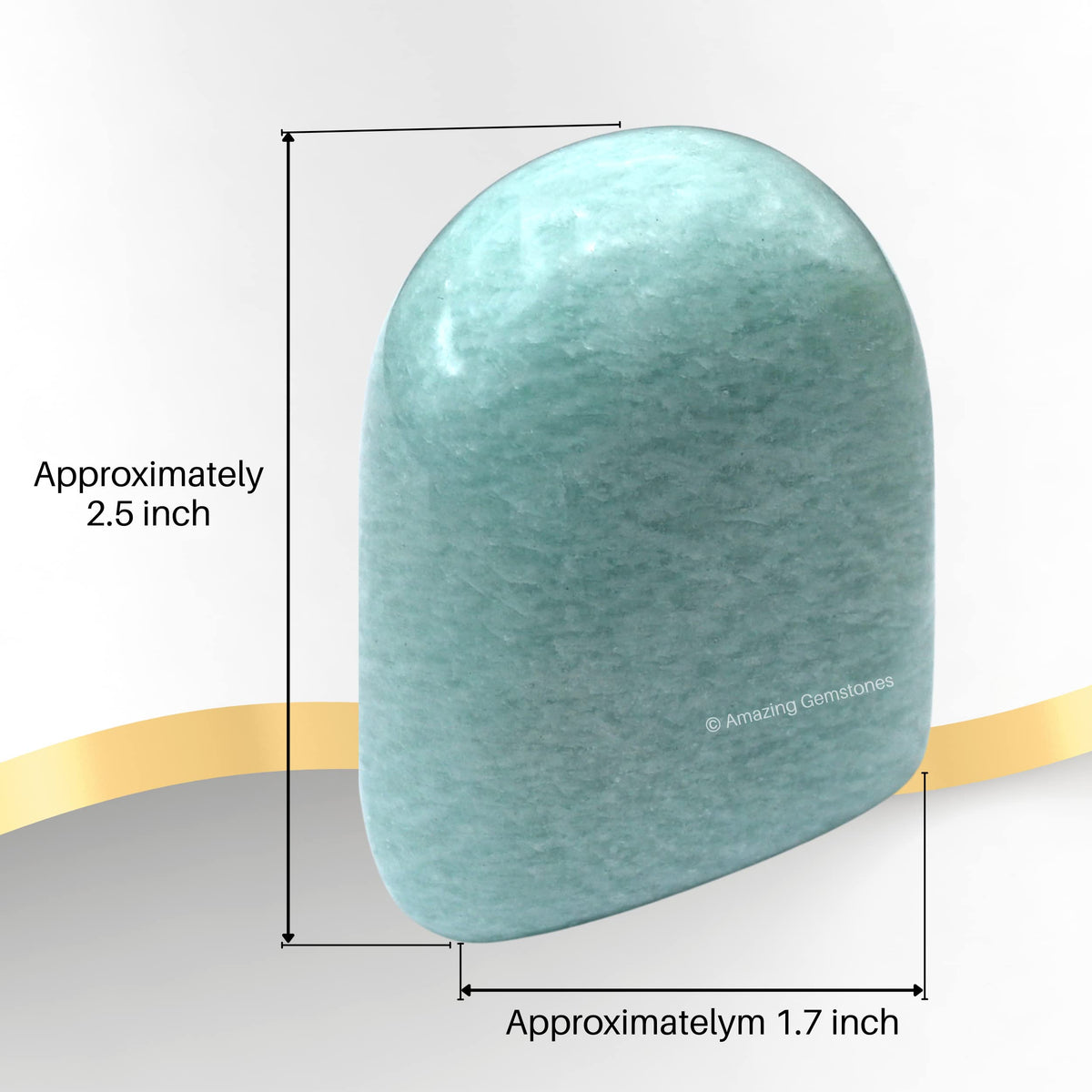 Amazing Gemstone Amazonite Crystal Standing Palm Stone - Amazonite Palm Stones and Crystals, A++ Grade Gemstones and Crystals - Healing Crystals and Healing Stones Office Home Decor Gifts