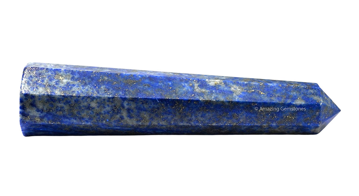 Amazing Gemstone Lapis Lazuli Crystal Towers ~ Natural Healing Crystal Point Obelisk for Reiki Healing and Crystal Grid (3" to 4" INCH)