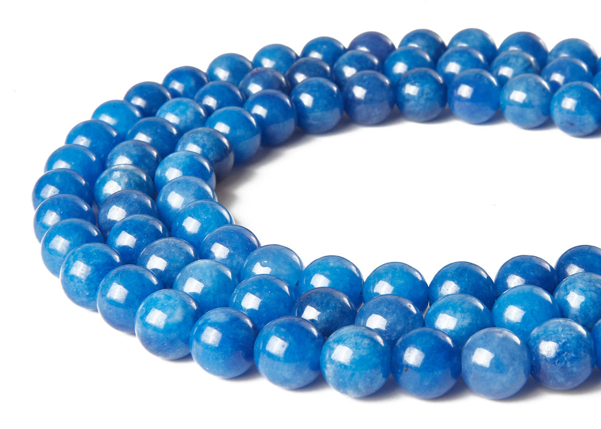 60pcs 6mm Kyanite Beads Natural Gemstone Beads Round Loose Beads for Jewelry Making