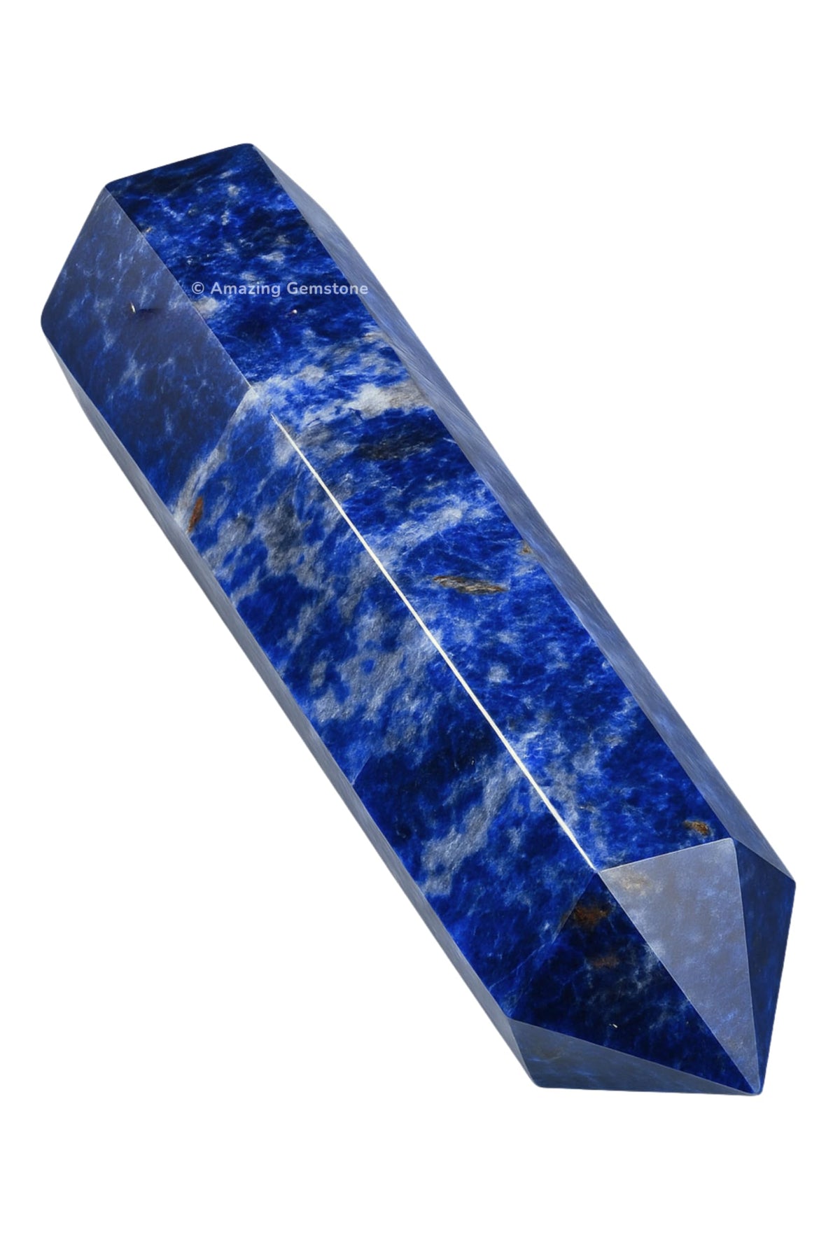 Amazing Gemstone Large Sodalite Crystal Towers ~ Natural Healing Crystal Point Obelisk for Reiki Healing and Crystal Grid (5.5 to 6 INCH)
