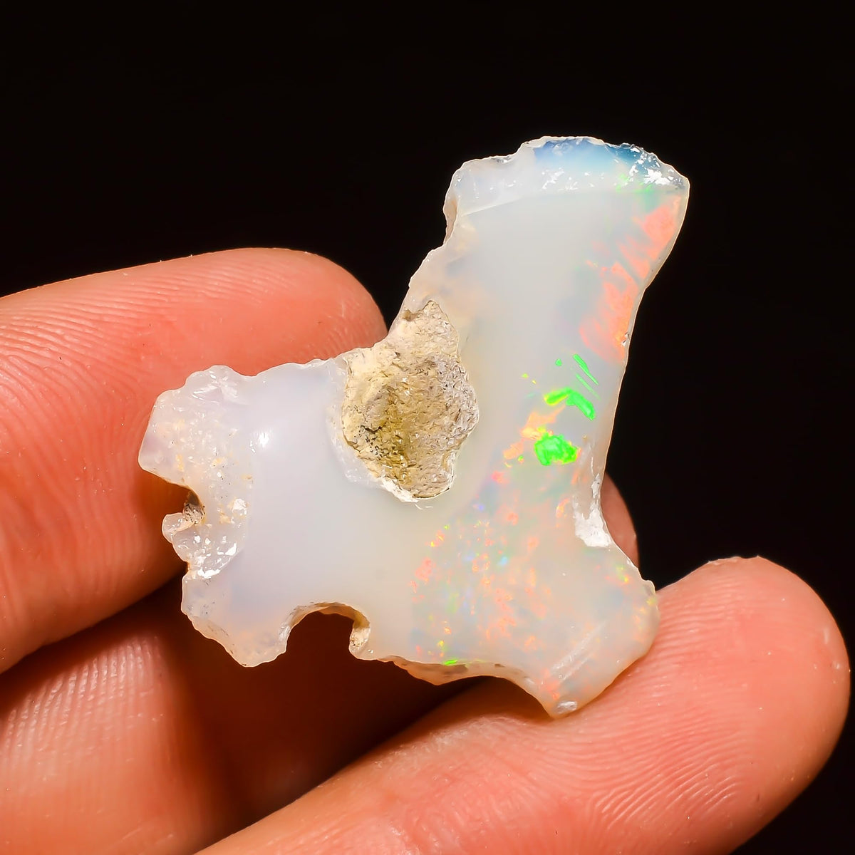 15+ Carat, YASHEE Natural Raw Ethiopian Opal Gemstone, Real Rough Crystals, Chakra Healing, Wholesale Lot, Wire Wrapping, Rock Stone, Birthstone, Crafts & DIY, AA+ Quality For Jewelry Making