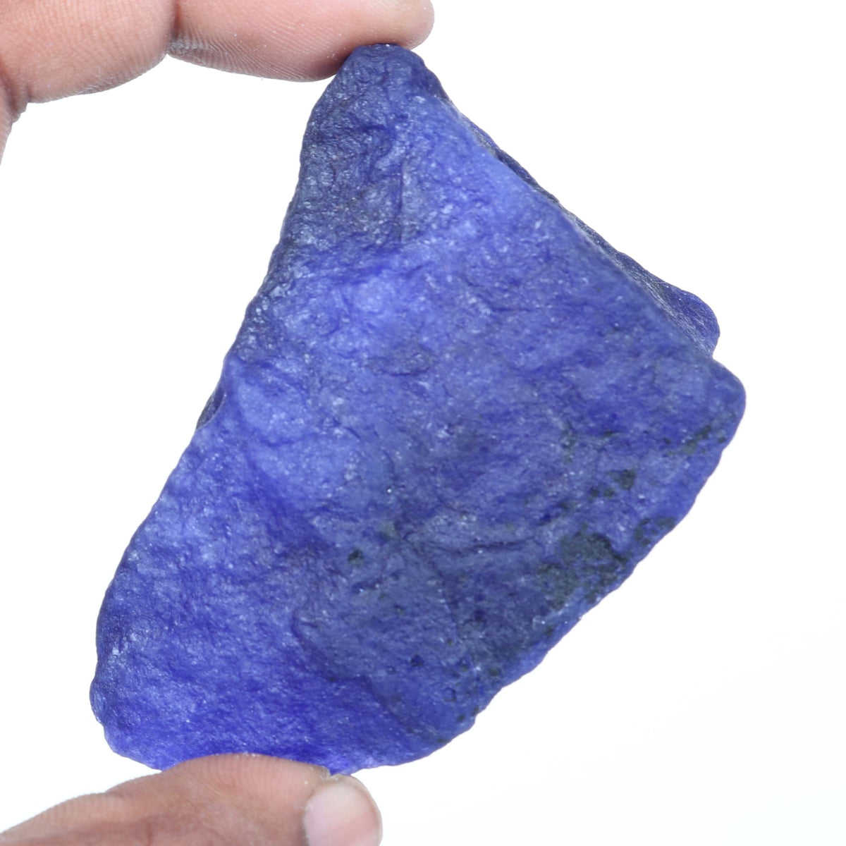 REAL-GEMS 65 Ct Natural Raw Blue Sapphire Loose Beads Healing Crystal Stones for Jewelry Making Gemstone Beads for Necklace DIY Craft