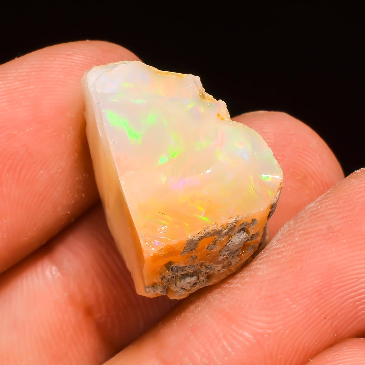 16+ Carat, YASHEE Natural Raw Ethiopian Opal Gemstone, Real Rough Crystals, Chakra Healing, Wholesale Lot, Wire Wrapping, Rock Stone, Birthstone, Crafts & DIY, AA+ Quality For Jewelry Making