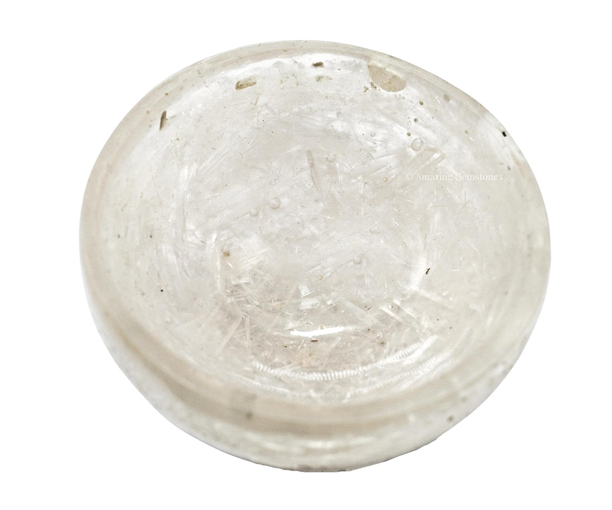 Amazing Gemstone Selenite Orgonite Orgone Crystal Gemstone Bowl -2" Orgonite Selenite Crystal Bowl for Meditation, Crystals and Healing Stones Gift and Protection