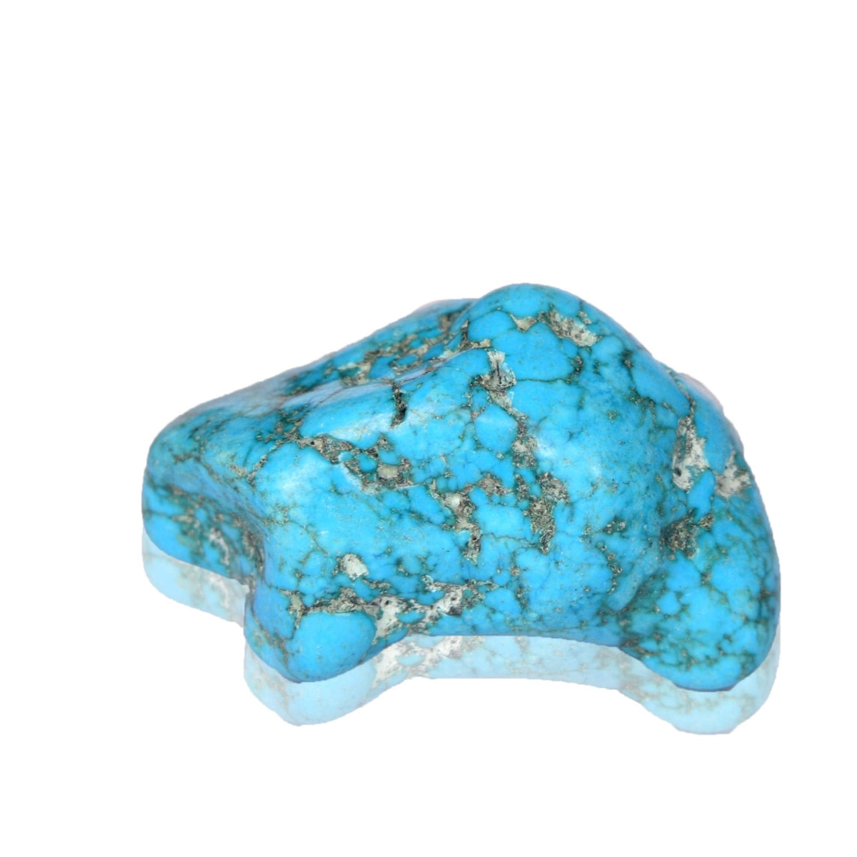 GEMHUB Rough Loose Turquoise Blue Color Rock Raw Rough Turquoise 55.50 Ct Healing Crystal Turquoise Stone, Certified Stone