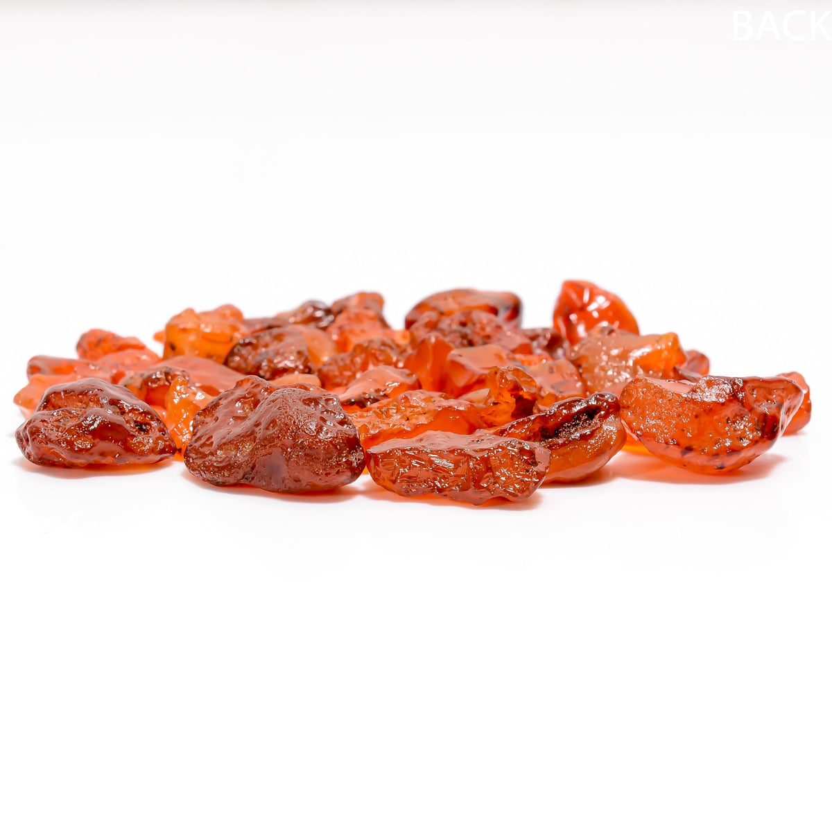 GEMKORA 100 carats Raw Carnelian Rough Gemstone, Natural Crystals, Healing Stones, Wholesale Lot, Jewelry Making Supply, 14 to 20 mm, 8 to 10pcs