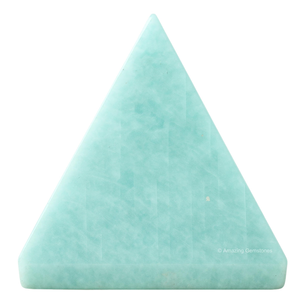 Amazing Gemstone Amazonite Pyramid Crystal Healing Stones - 1.5" Great Pyramid Figurine of Natural Stone Pyramid for Meditation, Reiki, Chakra Balancing and Crystal Pyramids Grid