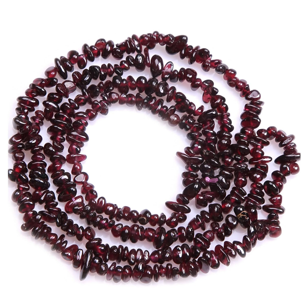 Natural Chip Stone Beads 450pcs Garnet Chips 5-8mm Genuine Real Irregular Healing Crystal Rocks Hole Drilled DIY Loose Gemstone Beads for Jewelry Making Bracelet Earrings Necklace Crafting