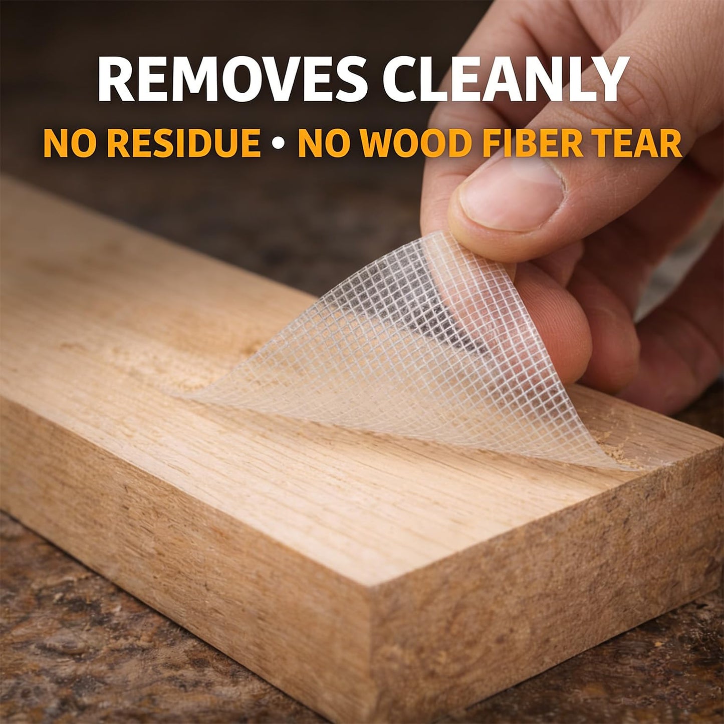 SWRT Double Sided Woodworking Tape for Woodworking Router Templates and CNC Projects, Removable Adhesive for Holding Wood Templates, Routing, and Anchoring, No Residue, 1 & 2 Inch x 33 FT, 2 Rolls