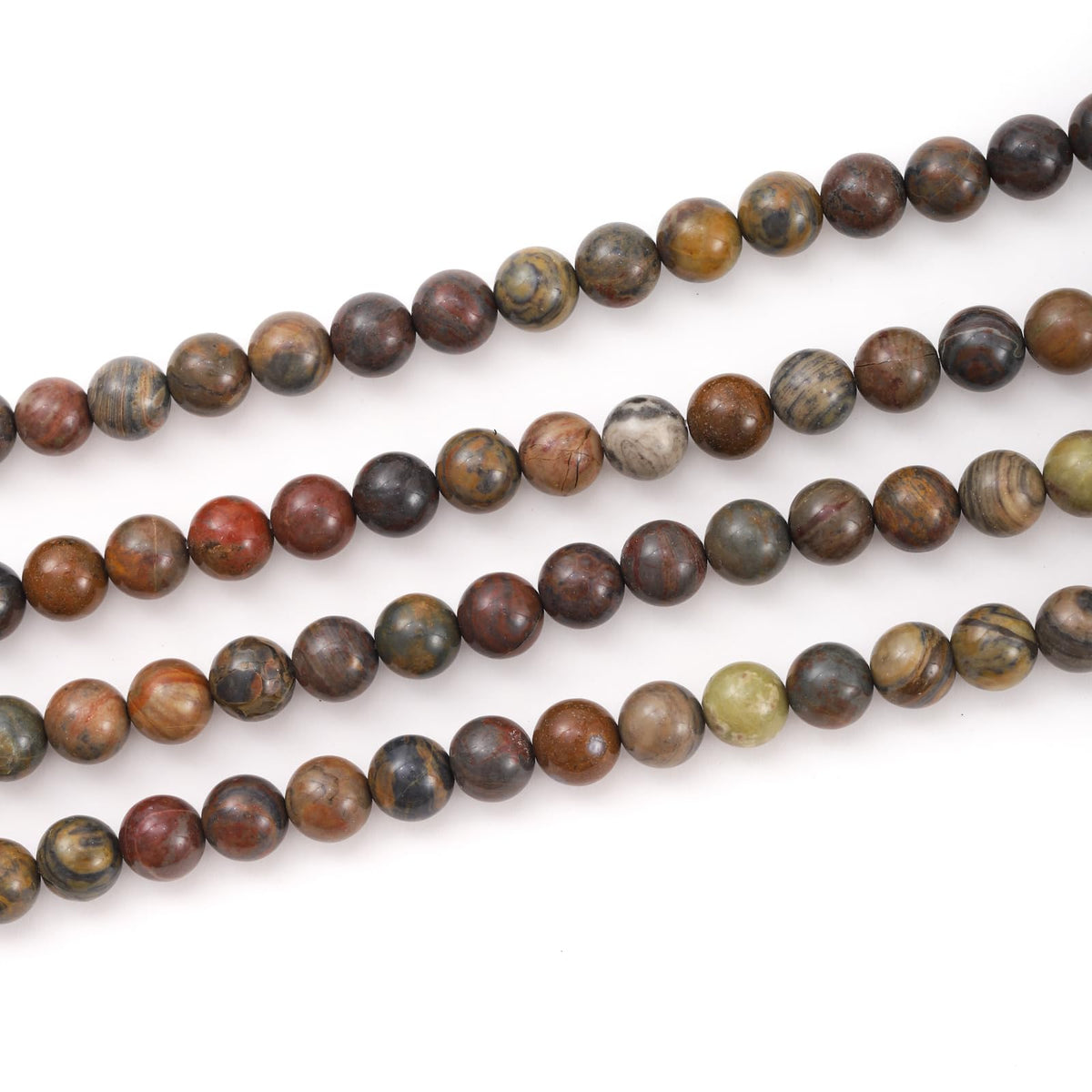 6mm 60pcs DIY Natural Colorful Agate Stone Beads Round Healing Crystal Gemstone Loose Beads for Jewelry Making Handmade Bracelet Necklace