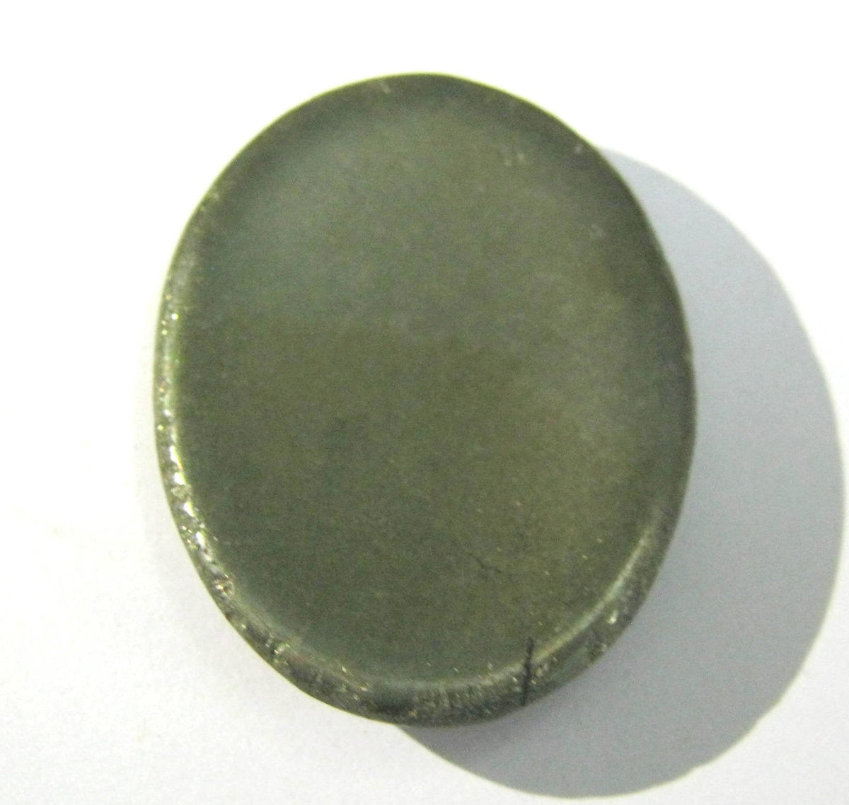 crystalmiracle Golden Pyrite Worry Stone Positive Energy Crystal Healing Thumb Stone for Metaphysical Powerful Reiki Protective Meditation Feng Shui Gifts for Men Women