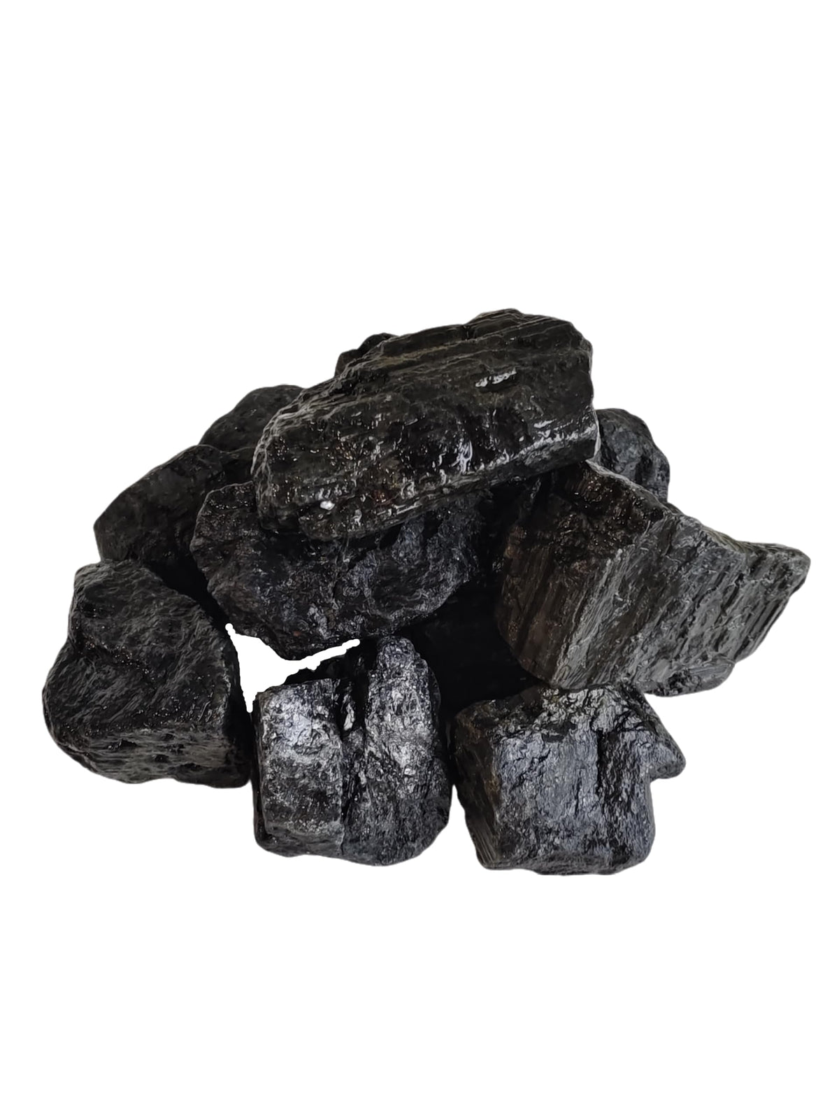 2 lb Black Tourmaline Bulk Raw Crystals and Healing Stones for Tumbling, Wire Wrapping, Wicca Reiki,Meditation