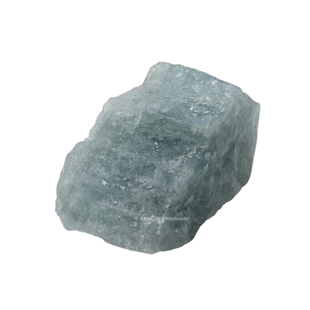 Amazing Gemstone Aquamarine Raw Crystals and Healing Stones, Natural Rocks for Tumbling and DIY Raw Stones and Crystals (1 lb)