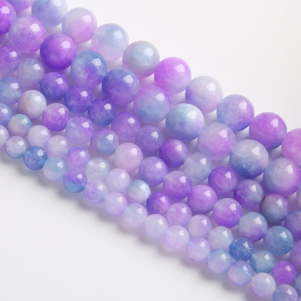 6MM 60PCS Natural Stone Dream Chalcedony Beads for Jewelry Making DIY Bracelet