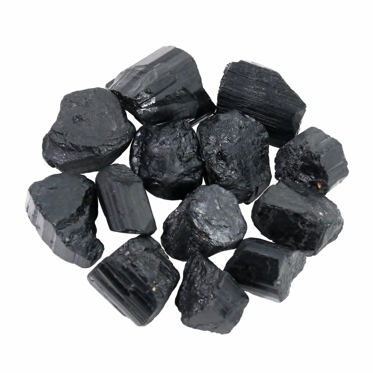 Nvzi Raw Black Tourmaline Crystals Bulk, Real Gemstones and Crystals, Rocks and Minerals, Healing Crystals, Quartz Crystals and Healing Stones, Cuarzos Originales De Energia Y Piedras(1LB)