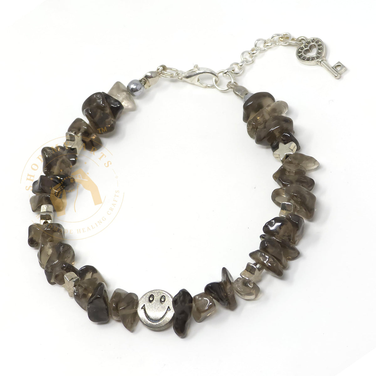 Shop My Arts Smoky Quartz Bracelet for Women - Birthday Gifts for Women Mom with Authentic Crystals and Healing Stones