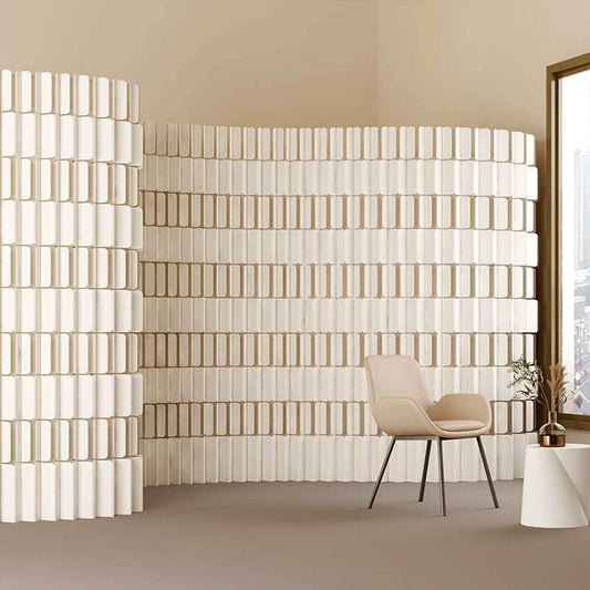 Paper Room Divider Folding Privacy Office Partition for Home & Portable Decorative Wall Divider for Dorm, Studio, Exhibition, Store or Room