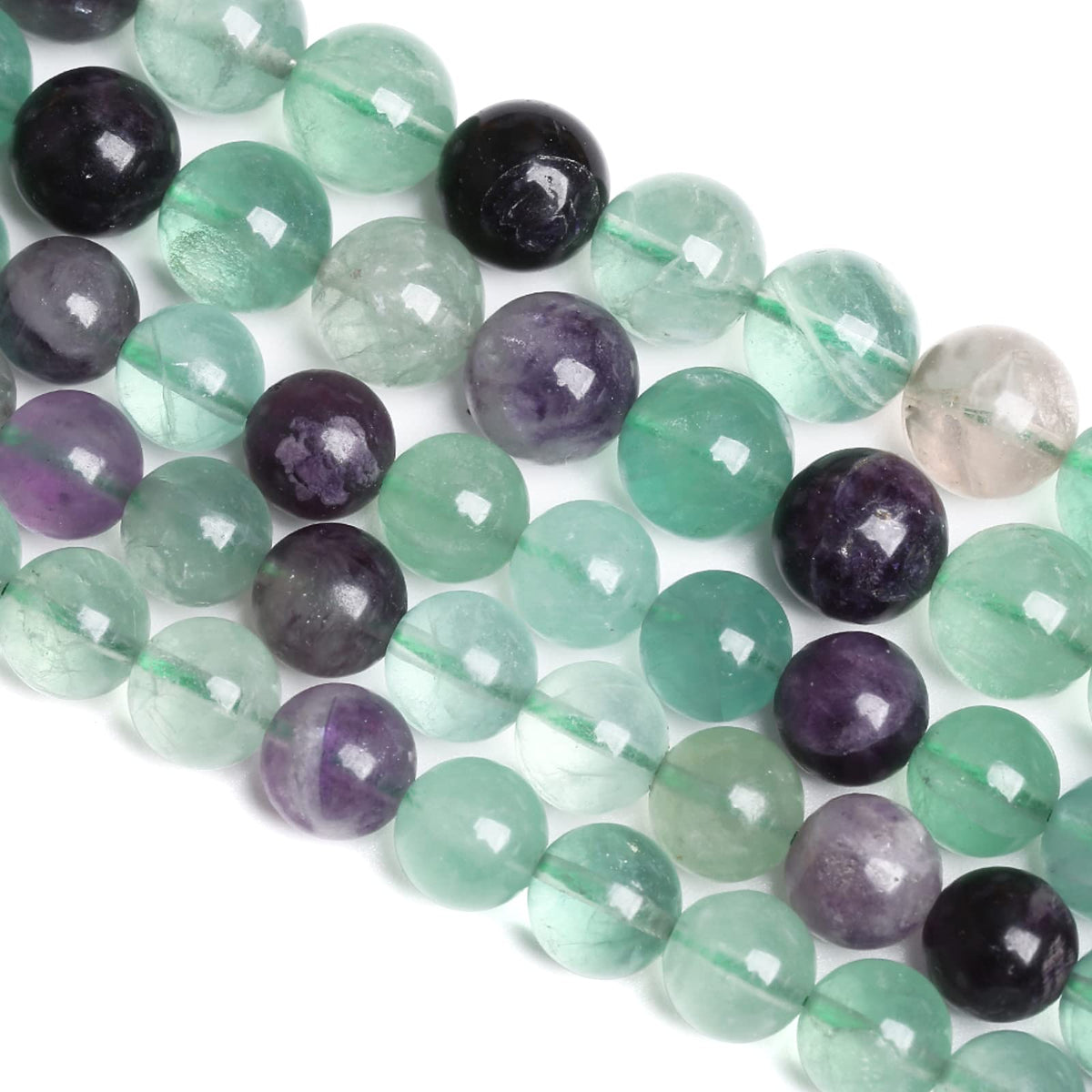 4MM 86PCS Natural Stone Green Fluorite Gemstone Beads for Jewelry Making DIY Bracelet 1 Strand