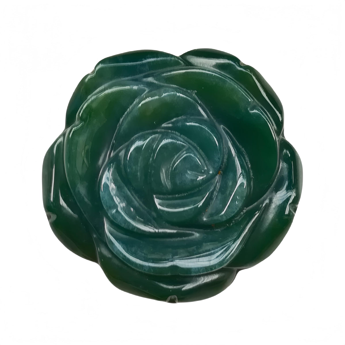 Sunshcat Natural India Agate Crystal Rose Pendant,Three Dimensional Carved Healing Meditation Jewelry Crystals and Healing Stone Figurine,Suitable for DIY Jewelry Making and Valentine's Day Gift