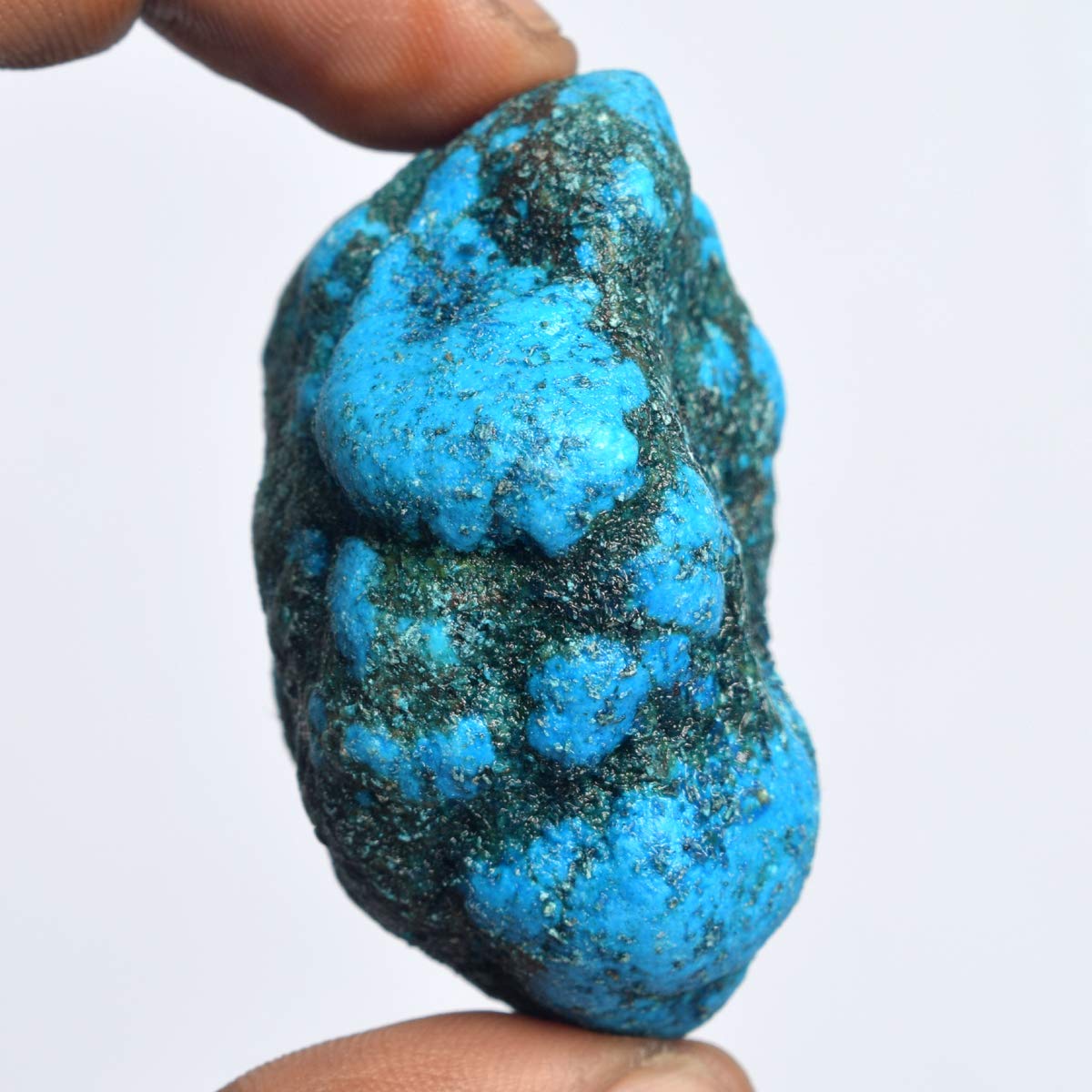 Rough Blue Turquoise Gemstone 348.50 Ct Natural Raw Rough Certified Blue Turquoise Stone