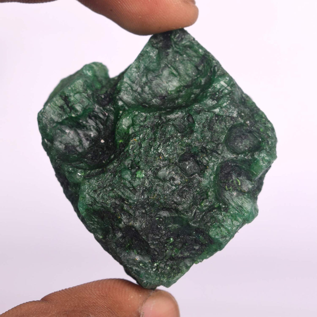 Genuine Green Emerald Gem 338.50 Ct Certified Natural Green Emerald, Uncut Rough Healing Crystal Gem