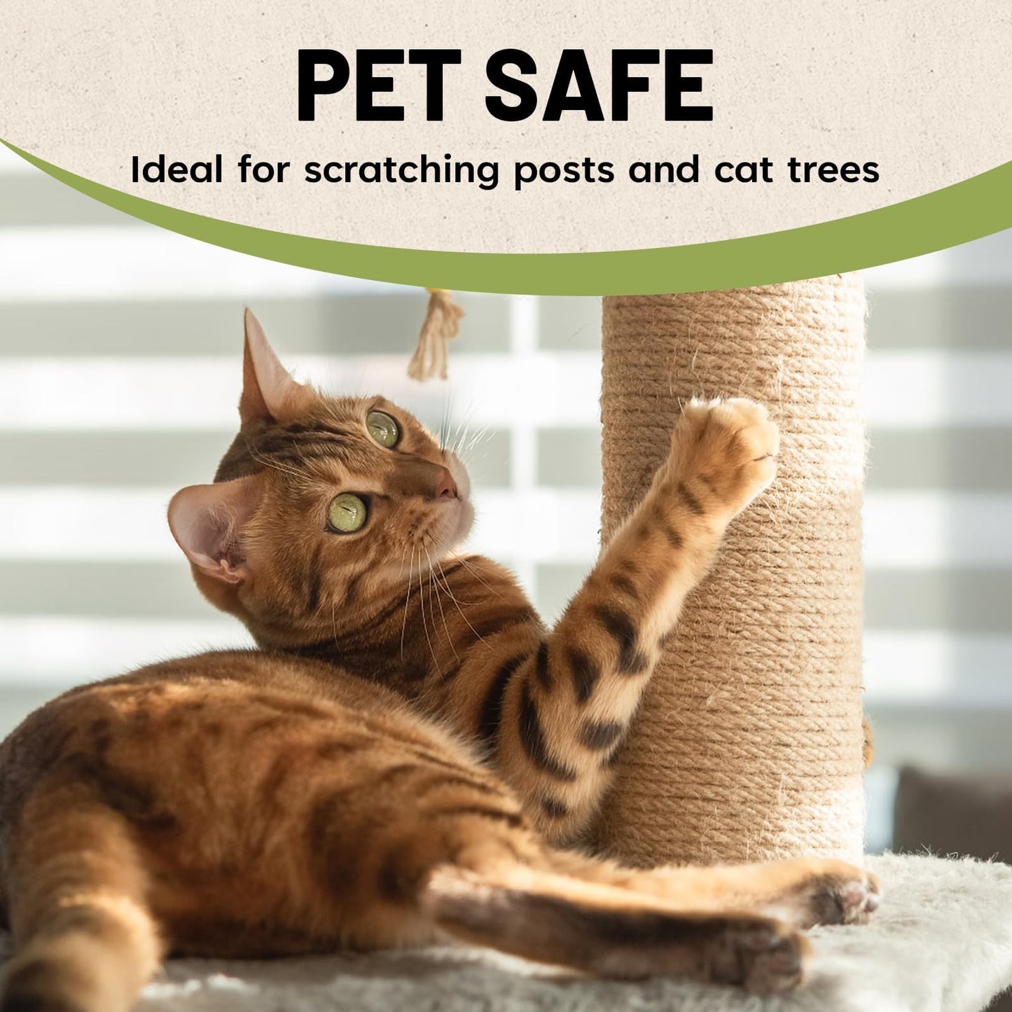 SDHUATUO Jute Twine Rope 8mm x 164ft, Natural Hemp String for Gardening, Crafting, Cat Scratching Post, DIY Crafts, Bundling, Home Decor