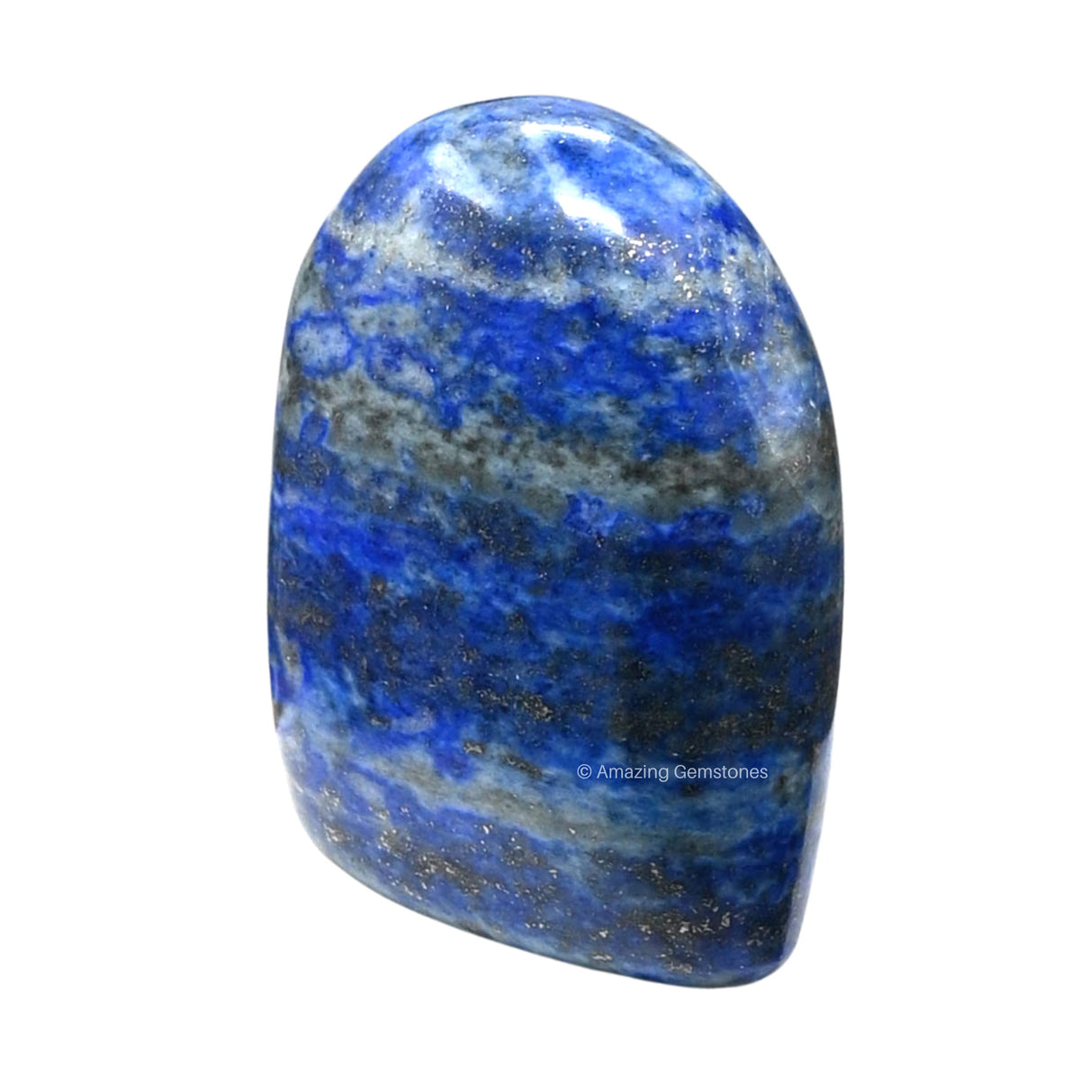 Amazing Gemstone Large Lapis Lazuli Crystal Standing Palm Stone - Lapis Lazuli Palm Stones and Crystals, A++ Grade Gemstones and Crystals - Healing Crystals and Healing Stones Office Home Decor Gifts