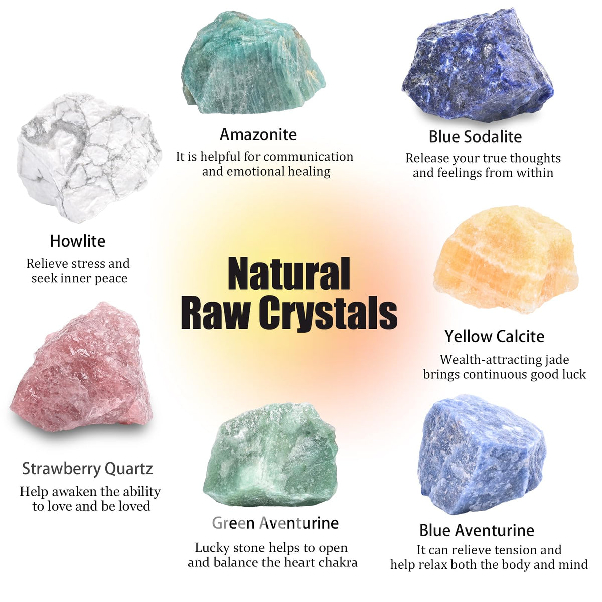 Orange Salt Raw Stones 1PC, Gemstones Raw Stones and Healing Crystals, Hand Carved Natural Pocket Raw Crystals for Decoration Tumbling, Garden, Home Decor(1.18"-1.97")