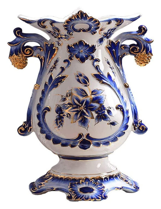 Sculpture Vase Vase Ceramic Large Office Home Living Room Dry Flower Decoration Ornament Handcrafted 420mm260mm Crafts