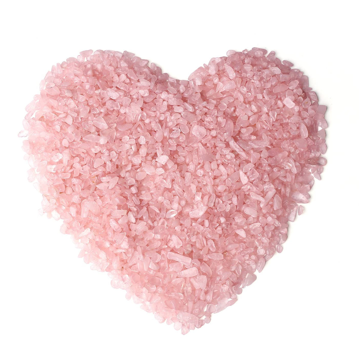 LAIDANLA Rose Quartz Crushed Stone Crystal Chips Bulk Natural Gemstones Healing Reiki Crystals Mini Quartz Vase Filler Aquarium Gravel 100g