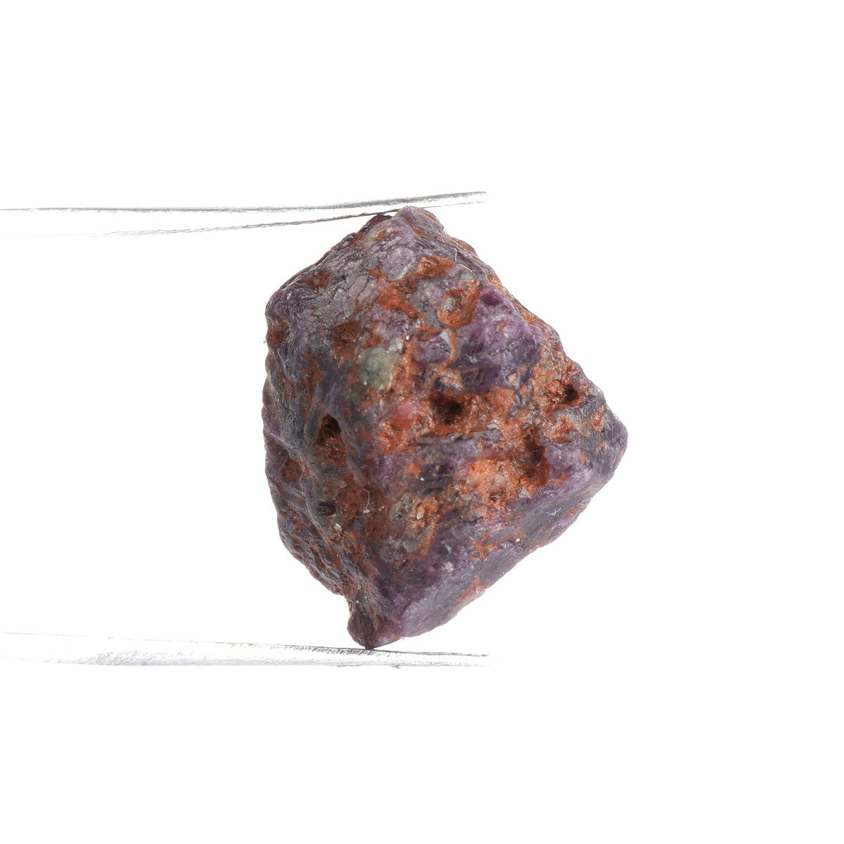 GEMHUB A Grade Natural Raw Rough Red Ruby 26.35 Ct Healing Crystal Rough Ruby Stone for Cabbing