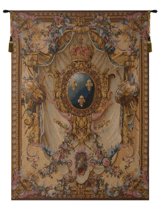 C Charlotte Home Furnishings Inc Grandes Armoiries Creme I French Tapestry Wall Hanging 58 X 44 Inch Viscose Cotton And Polyester Blend Wall Art Perfect For Home Decor And Wall Decor