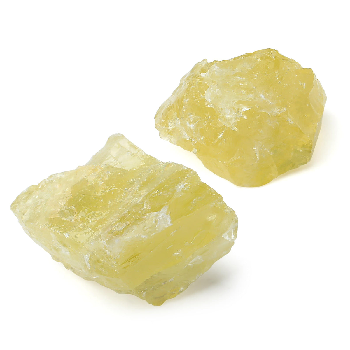 QINJIEJIE 2PCS Citrine Raw Crystals 1.8-2.2'' Rough Crystals Healing Stones Bulk Natural Large Crystal Stones for Tumbling Cabbing Handmade DIY Decoration Gifts Polishing Fountain Rocks