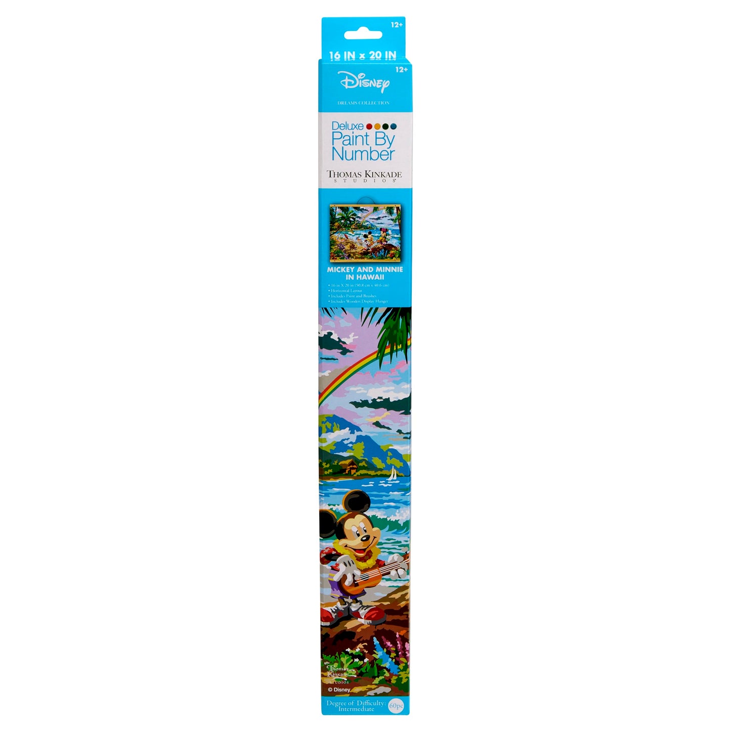 Cra-Z-Art Disney Dreams Collection Deluxe Paint by Number Thomas Kinkade Mickey & Minnie in Hawaii