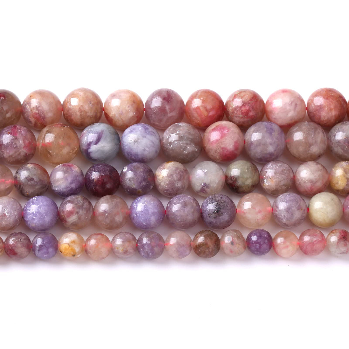 60pcs 6mm 5A Natural Pink Tourmaline Stone Beads Round Loose Spacer Healing Energy Beads for Jewelry Making DIY Bracelets Necklaces 15" (6mm, Pink Tourmaline)