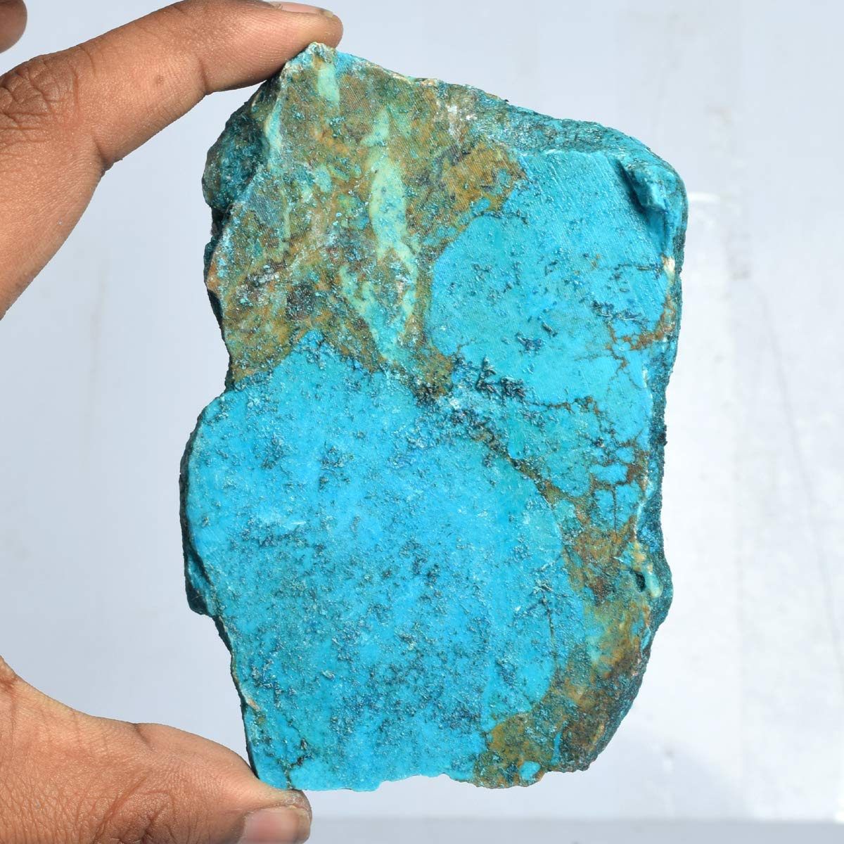 Raw Rough Turquoise Slab 969.50 Ct Certified Uncut Natural Blue Turquoise Gemstone for Astrological