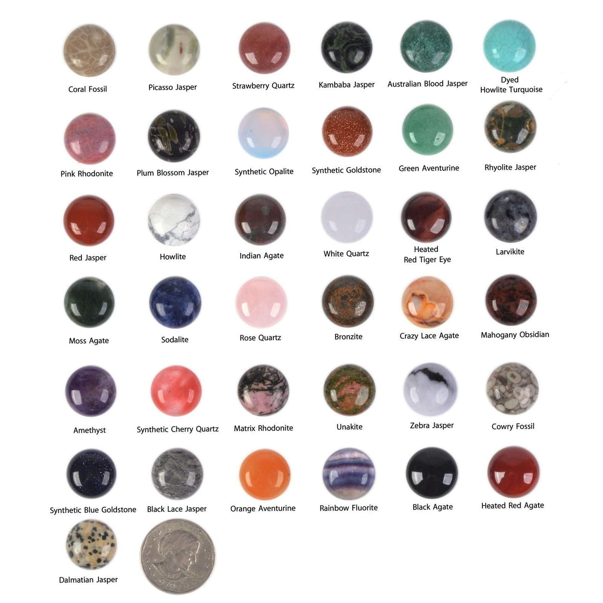 Wholesale Lot 24pcs Multi-color 18mm Gemstone Round Cab Cabochon For Jewelry Making