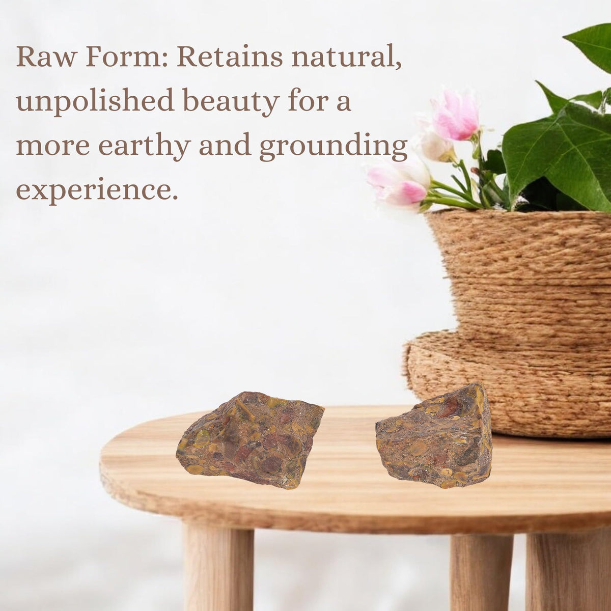 ANAYA AGATE Fruit Jasper 2 Pcs Raw Crystals Rough Gemstones w/Authenticity Card, Velvet Pouch - Large 1.25–2.0" Raw Stones for Tumbling, Cabbing, Polishing, Cutting Natural Healing Crystals for Home Decor, DIY Stones